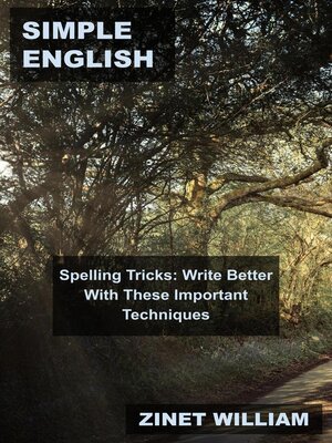 cover image of Simple English Spelling Tricks
